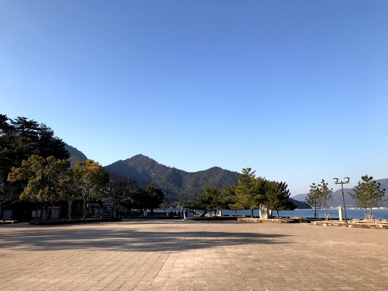 早朝の宮島