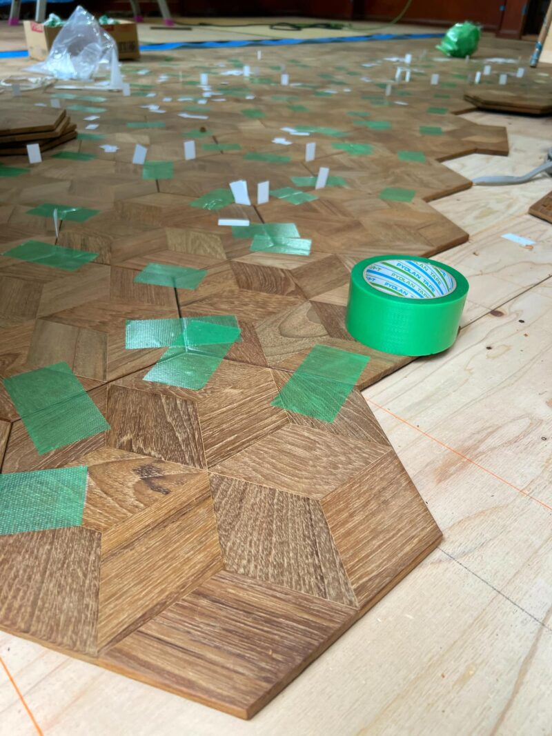 モザイクパーケット 寄木 パーケットフローリング