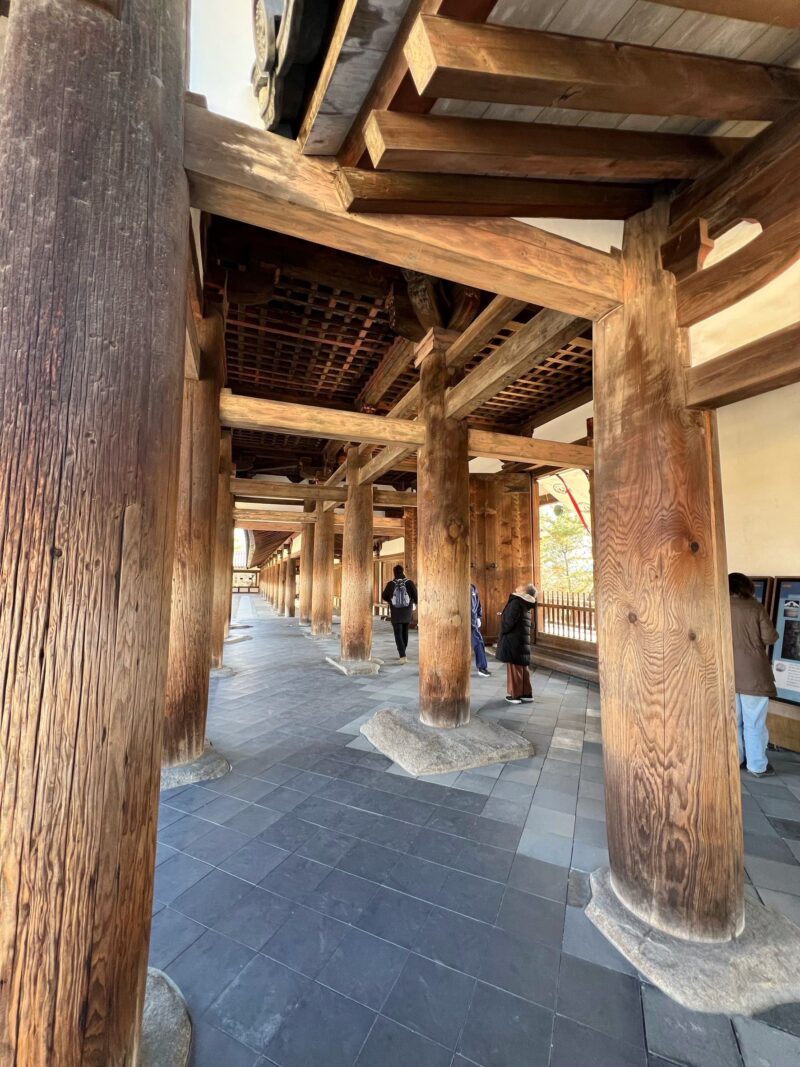 法隆寺 世界遺産 回廊